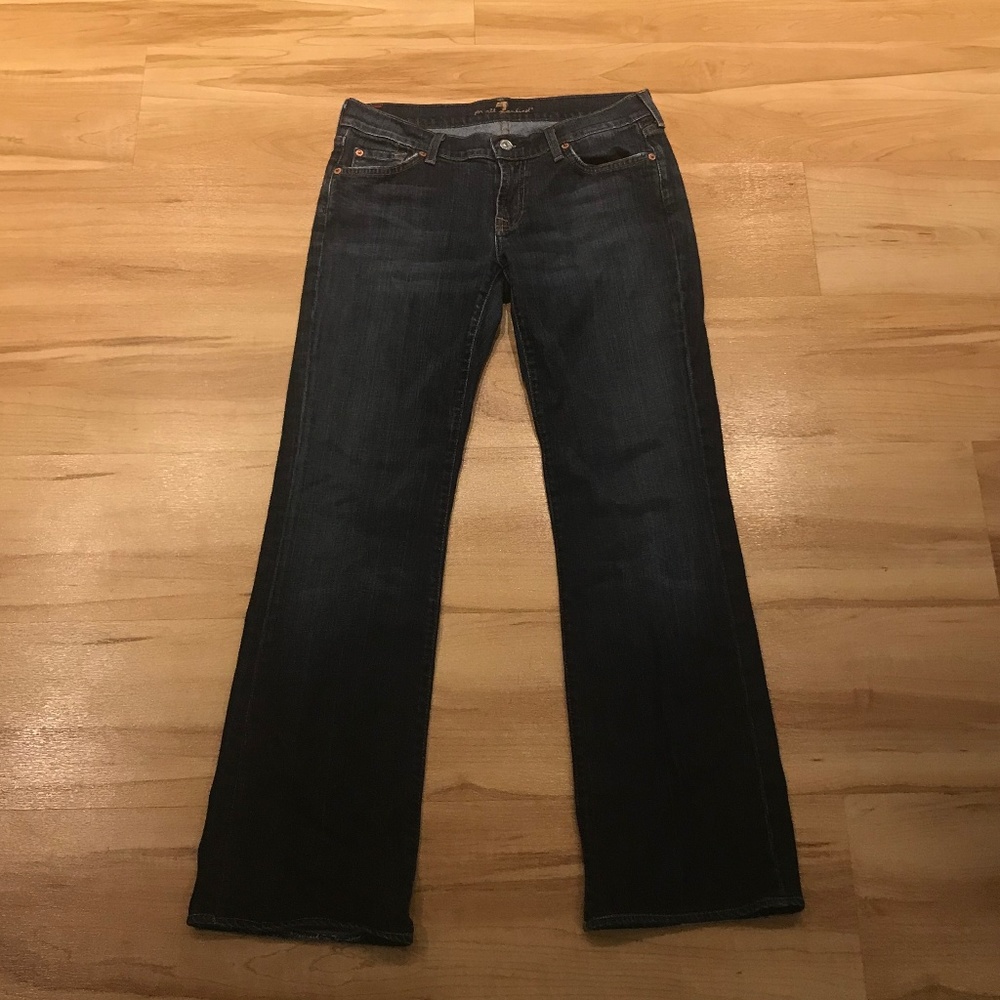 7FAMK Dark Wash Bootcut Jean